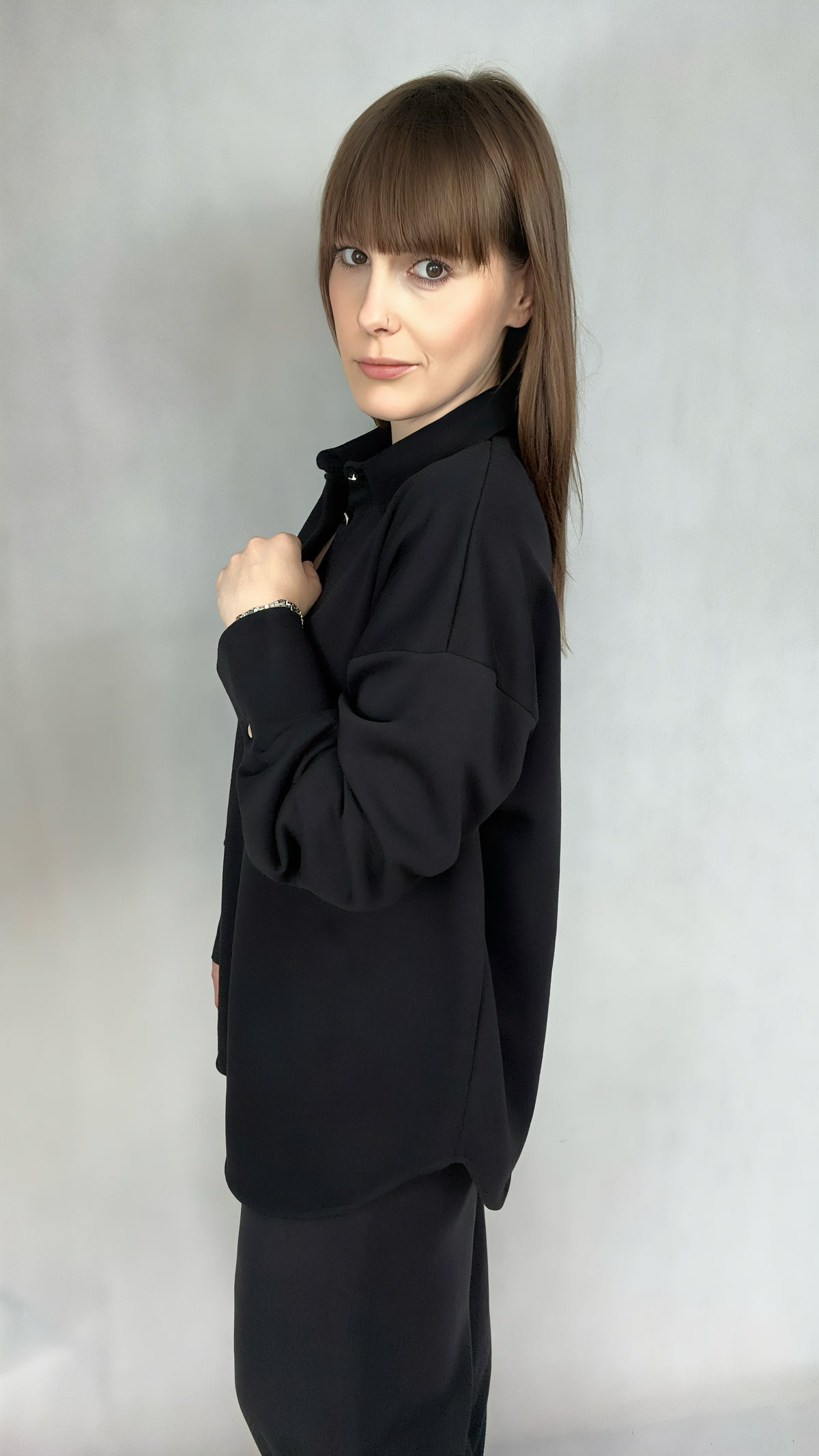 Koszula oversize czarna La Milla