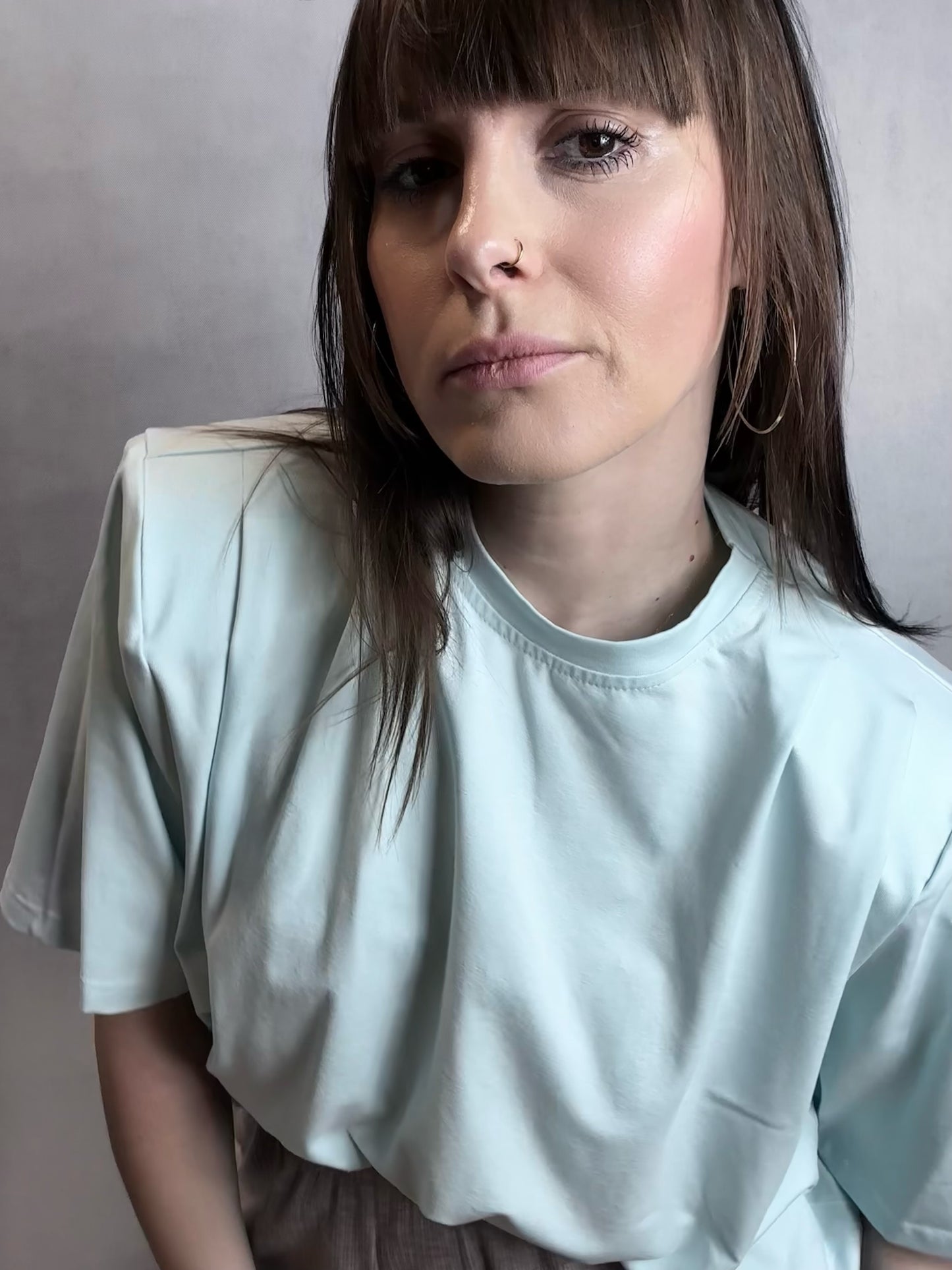 Bluzka Noor Mint z odpinanymi poduszkami