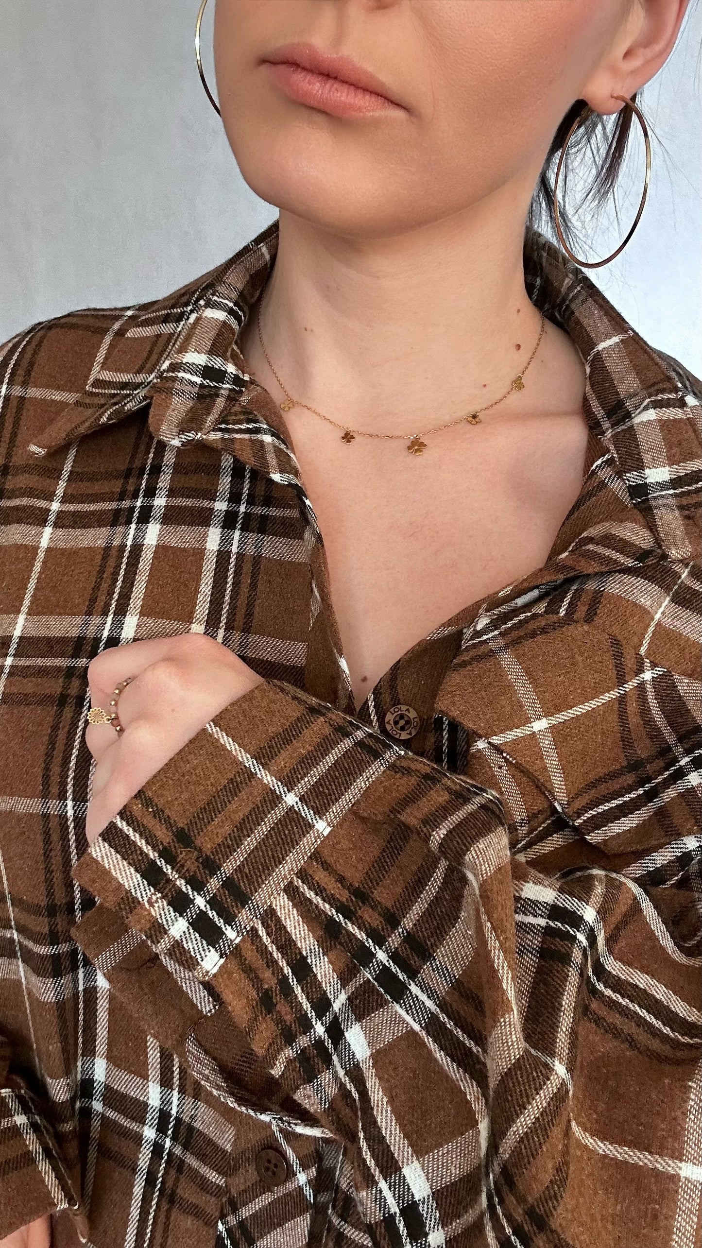 Koszula oversize w kratkę Lola