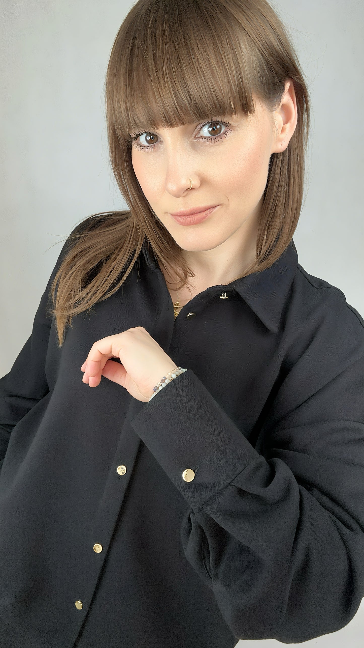 Koszula oversize czarna La Milla